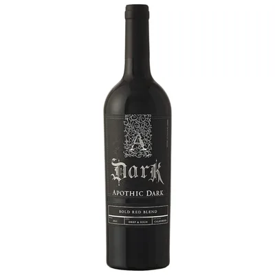 Apothic Dark Red Wine Blend 750ml 750 Ml