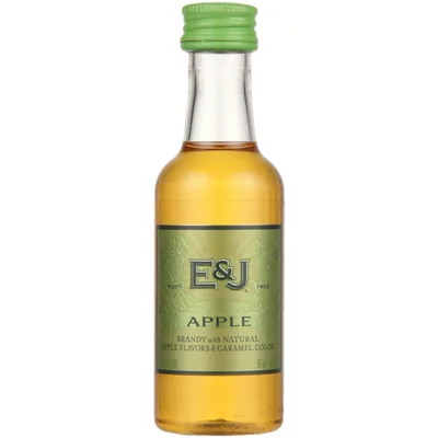 E & J Brandy E&J Flavored Apple 50ml Mini Bottle