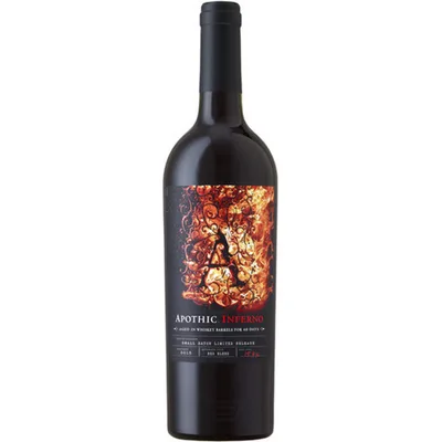 Apothic Inferno Red Wine Blend 750ml 750 Ml