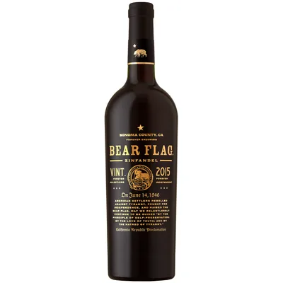 Bear Flag Sonoma County Zinfandel Red Wine