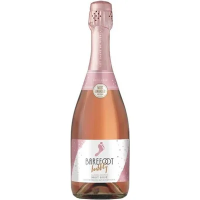 Barefoot Bubbly Brut Rose Champagne Sparkling Wine - 750 Ml