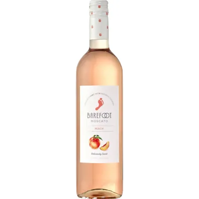 Barefoot Cellars Fruitscato Peach Moscato Sweet Wine - 750ml Bottle