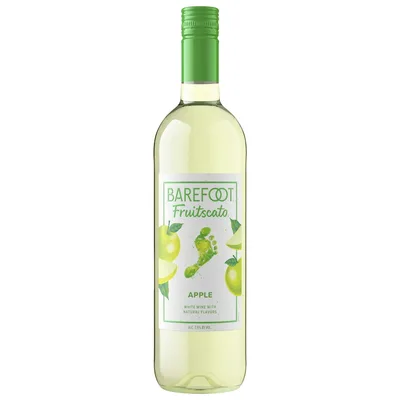 Barefoot Cellars Fruitscato Apple Moscato Sweet Wine - 750ml Bottle