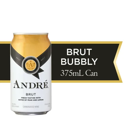 Andre Champagne, Brut, Can/Half Bottle