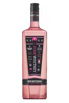 New Amsterdam Pink Whitney Lemonade Flavored Vodka 750ml 750 Ml