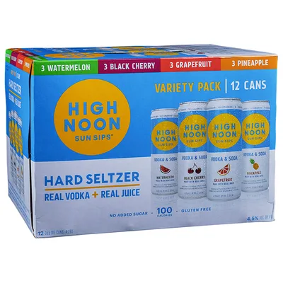 High Noon Sun Sips Vodka Hard Seltzer Variety Pack