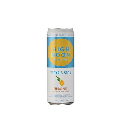 High Noon Pineapple Vodka Soda Hard Seltzer