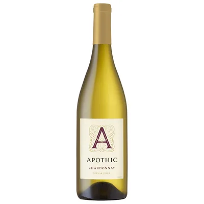 Apothic Chardonnay White Wine 750ml 750 Ml