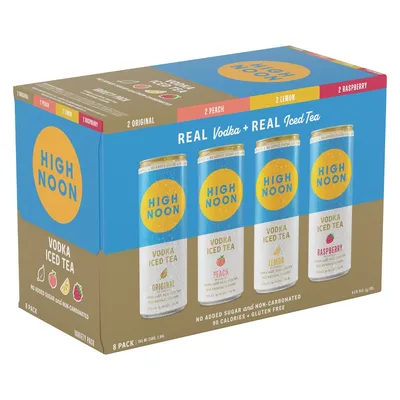 High Noon Vodka Hard Iced Tea Cans Variety Pack