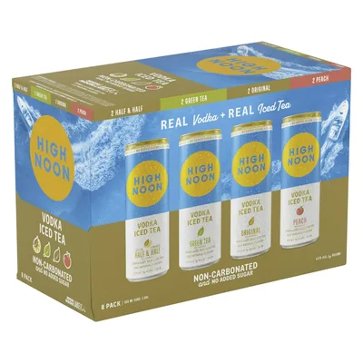 High Noon Vodka Hard Iced Tea Lake Variety Pack