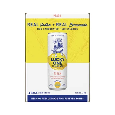 High Noon Lucky One Peach Vodka Lemonade