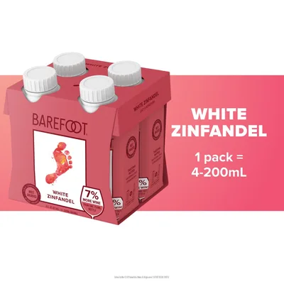 Barefoot Cellars White Zinfandel California Wine