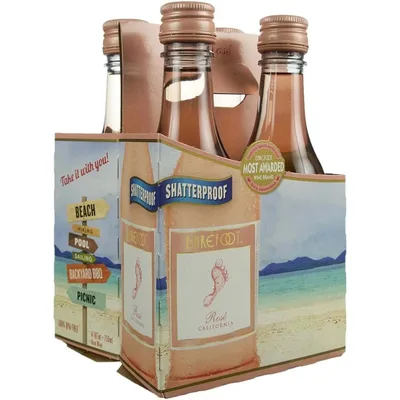 Barefoot Cellars Rose – 187ml X 4
