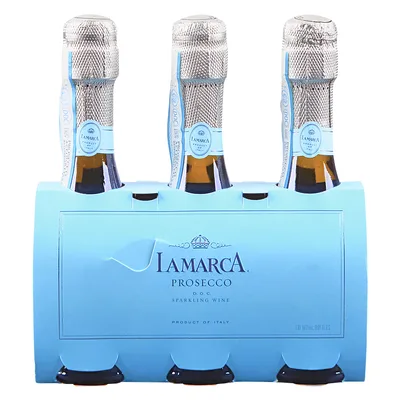 La Marca Prosecco Sparkling Wine - 3pk/187ml Mini Bottles