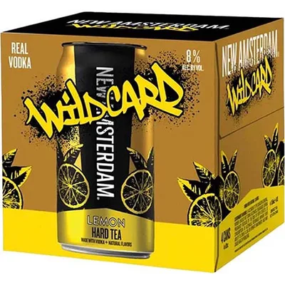 New Amsterdam Wildcard Lemon Hard Tea 4pk Can