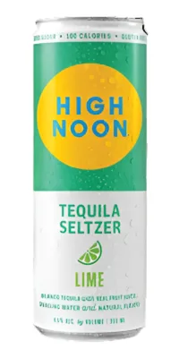 High Noon Lime Tequila Seltzer 4 Pack Cans