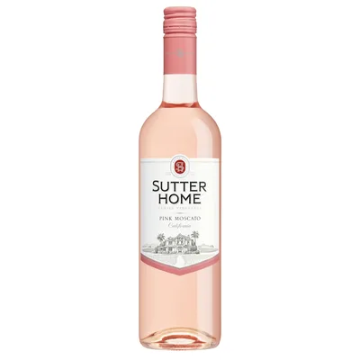 Sutter Home Pink Moscato California Sweet White Wine