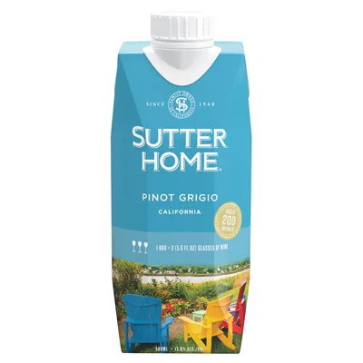 Sutter Home Pinot Grigio, California 500 Ml