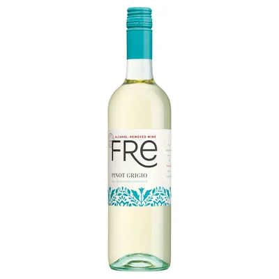 Fre Pinot Grigio, Alcohol Removed, California Vineyards 25.4 Fl Oz
