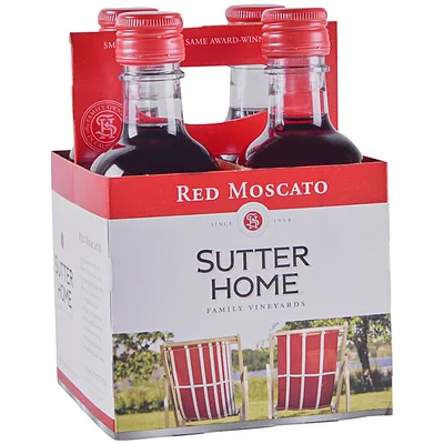 Sutter Home Red Moscato - 4pk