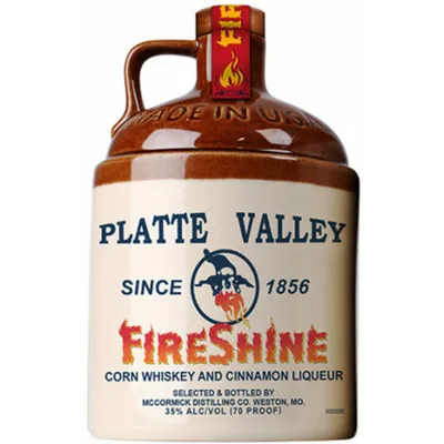 Platte Valley FireShine Corn Whiskey And Cinnamon Liqueur 750ml