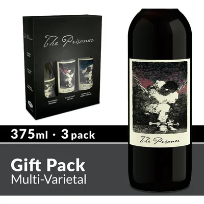The Prisoner Red And White Wine Bottle Gift Set, 3 Pk 375ml Half Bottles