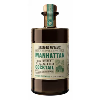 High West Manhattan Barrel Finished Cocktail Whiskey