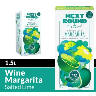 Next Round Cocktails Salted Lime Wine Margarita