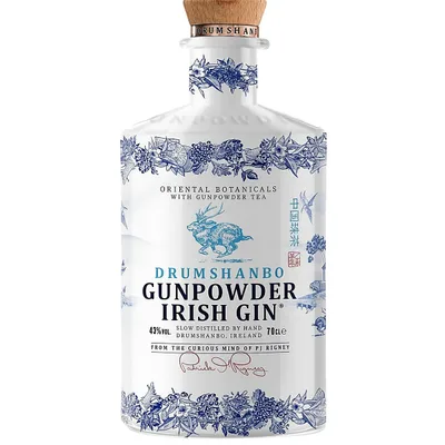 Drumshanbo Gunpowder Irish Gin Ceramic Bottle