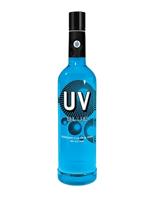 UV Vodka Blue Raspberry Flavored - 750ml Bottle
