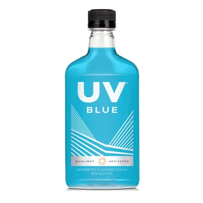 UV Vodka Blue Raspberry - 375ml Plastic Bottle