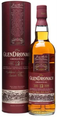 Glendronach 12 Year Old Highland Scotch Whiskey 750ml