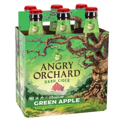 Angry Orchard Green Apple Hard Cider 6pk 12oz Bottles