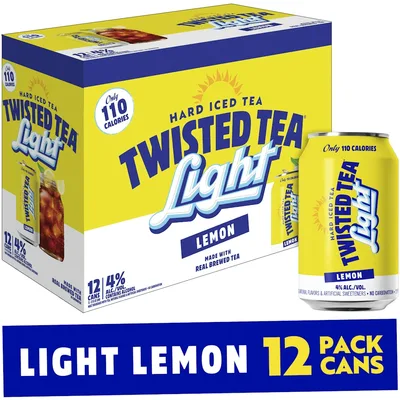Twisted Tea Hard Iced Light 12 Pack 12oz Cans