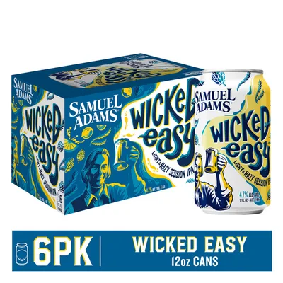 Samuel Adams Light & Hazy Lager Wicked Easy Beer