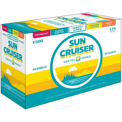 Sun Cruiser Iced Tea Vodka Variety 8 Pack Cans