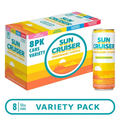 Sun Cruiser Lemonade Vodka Variety 8 Pack Cans