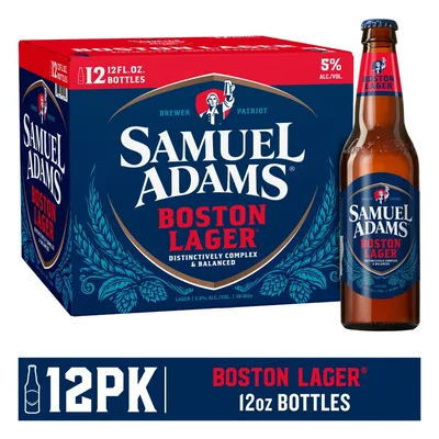 Samuel Adams Boston Lager Beer - 12pk/12 Fl Oz Bottles