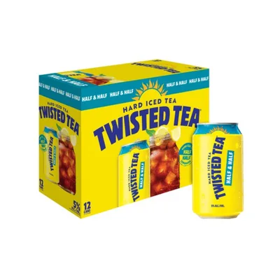 Twisted Tea Half & Half, Hard Iced 12 Pack 12oz Cans
