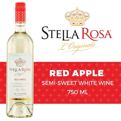 Stella Rosa Red Apple White Wine – 750ml Bottle