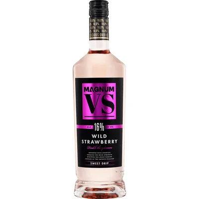 Magnum Vs Wild Strawberry Sweet Rose Wine Cocktail 750 Ml