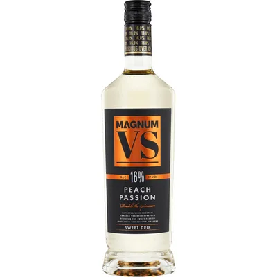Magnum Vs Peach Passion Sweet White Wine Cocktail 750 Ml