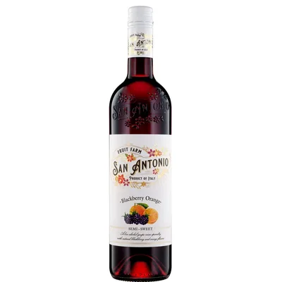 San Antonio Fruit Farm Blackberry Orange Semi-Sweet Wine