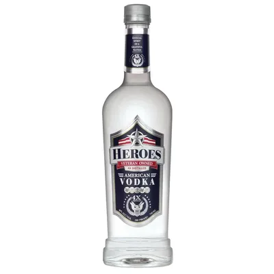 Heroes Vodka Veteran American