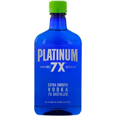 Platinum 7X Extra Smooth Vodka - 375 Ml