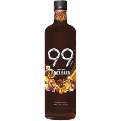 99 Brand Root Beer Liqueur - 50ml Plastic Bottle