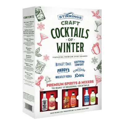 Seasonal Stirrings Craft Advent Calendar Cocktails Of Winter 50ml
