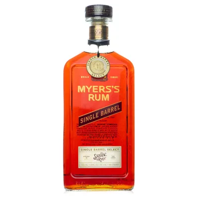 Myer's Single Barrel Select Finished In Sazerac Rye Rum
