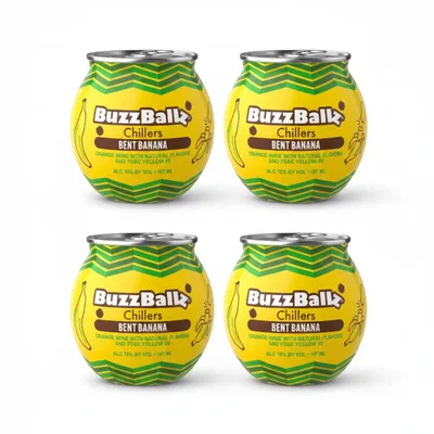 Buzz Balls BuzzBallz Bent Banana Pre-Mixed Cocktails