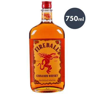 Fireball Red Hot Cinnamon Blended Whisky - 750ml Plastic Bottle
